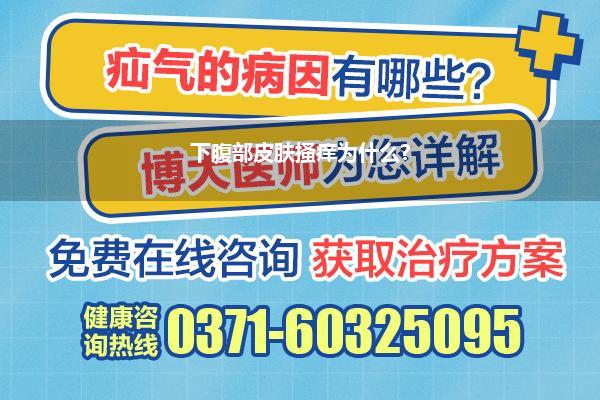 下腹部皮肤搔痒为什么?