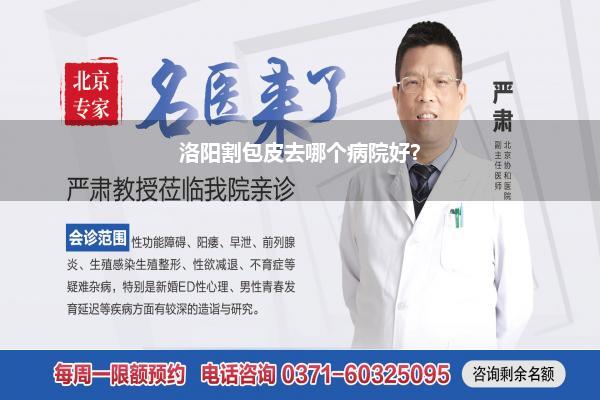 洛阳割包皮去哪个病院好?