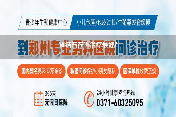 肾结石在哪治疗最好?